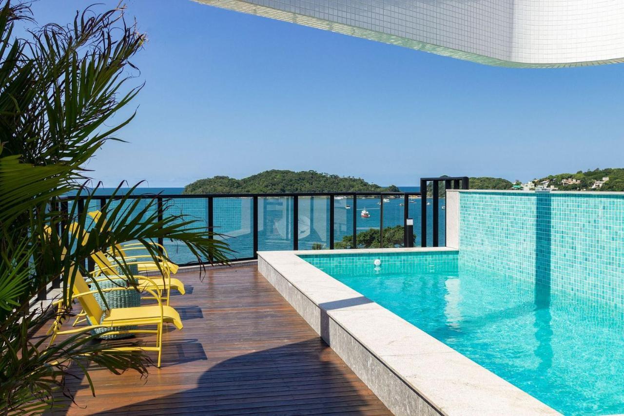 Aion Suites 302 - Lindo Apartamento Com Vista Para O Mar, A 60M Da Praia De Bombinhas, Com Piscina E Academia No Rooftop. Εξωτερικό φωτογραφία