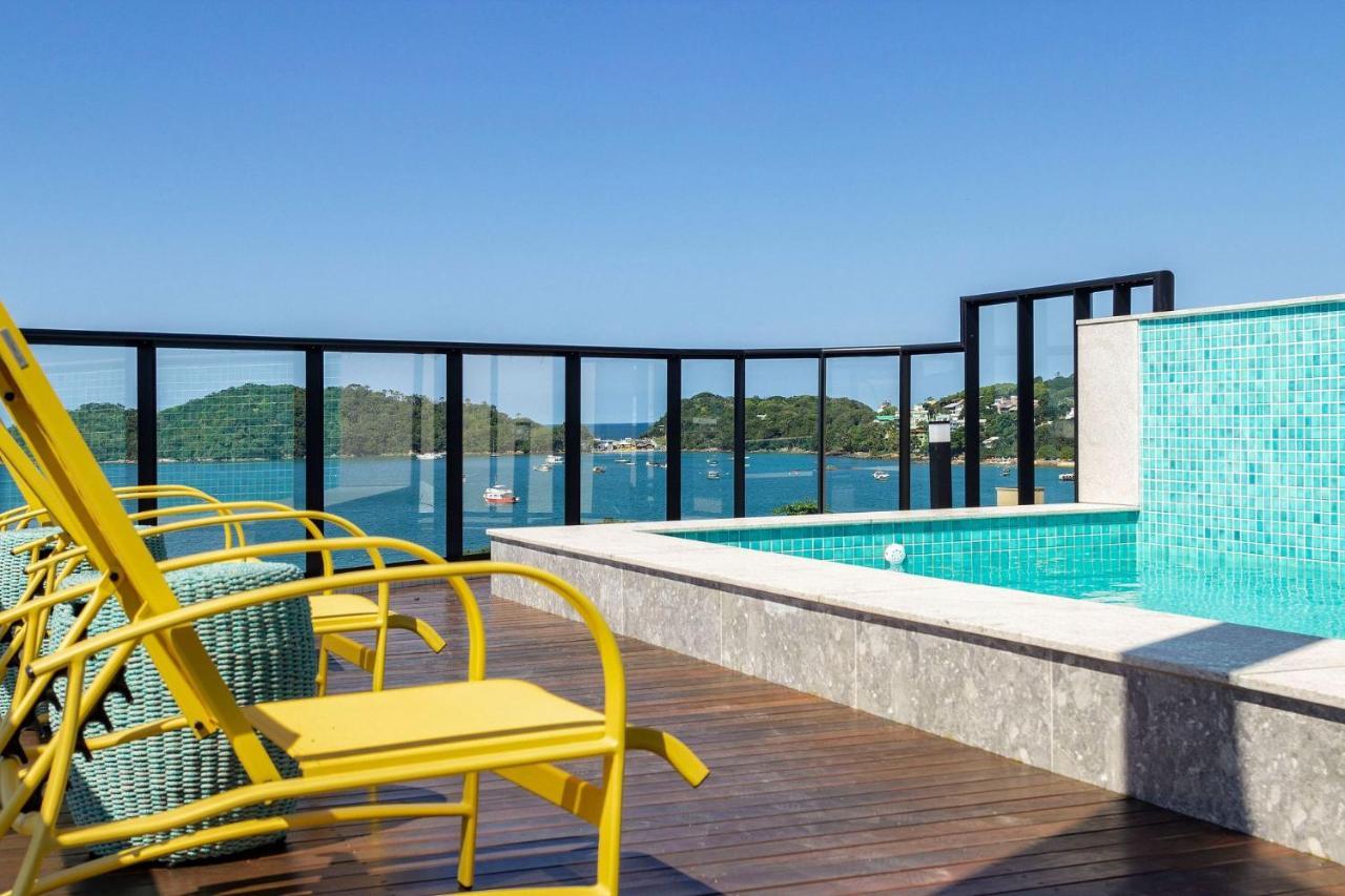 Aion Suites 302 - Lindo Apartamento Com Vista Para O Mar, A 60M Da Praia De Bombinhas, Com Piscina E Academia No Rooftop. Εξωτερικό φωτογραφία