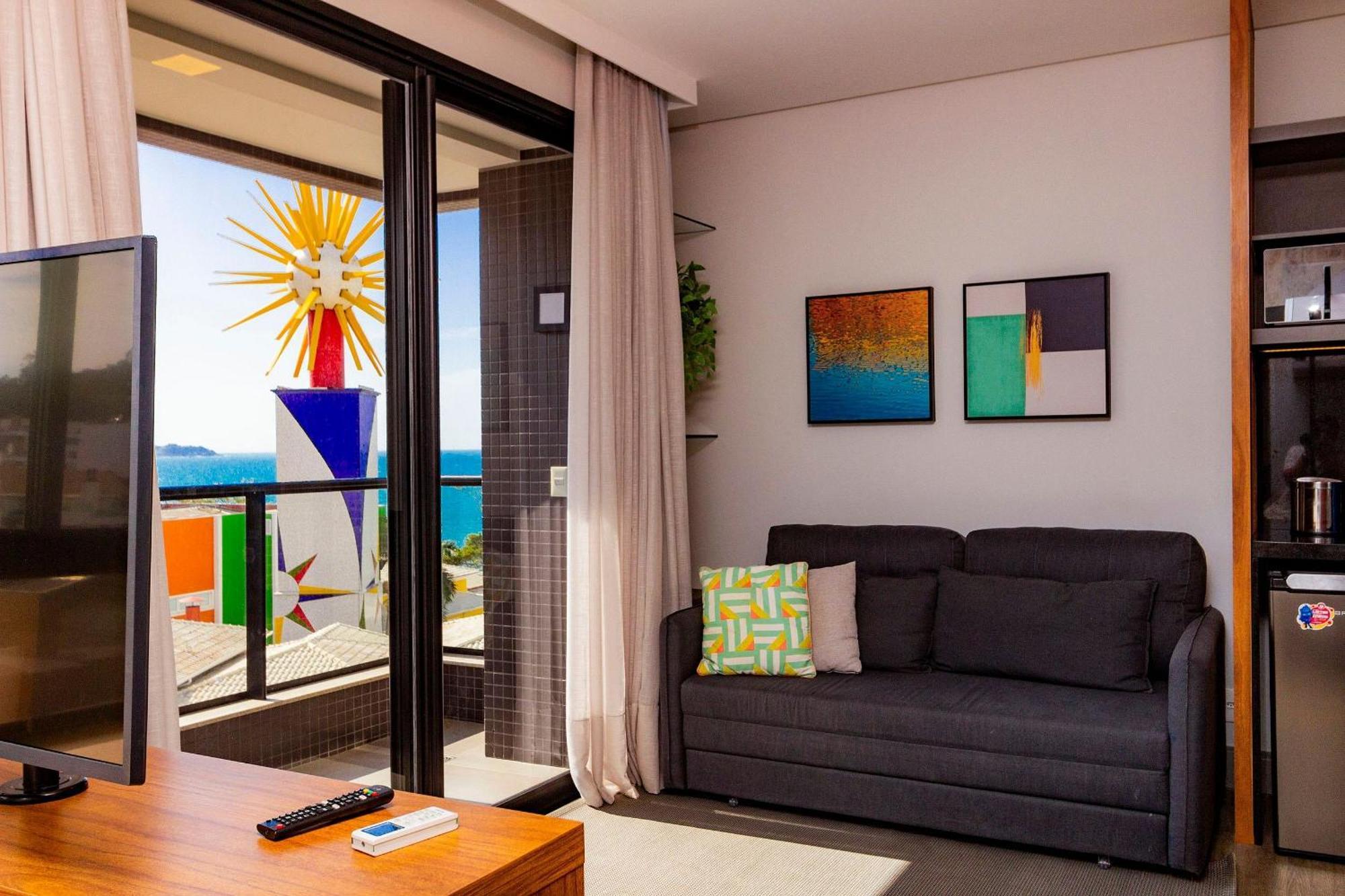Aion Suites 302 - Lindo Apartamento Com Vista Para O Mar, A 60M Da Praia De Bombinhas, Com Piscina E Academia No Rooftop. Εξωτερικό φωτογραφία