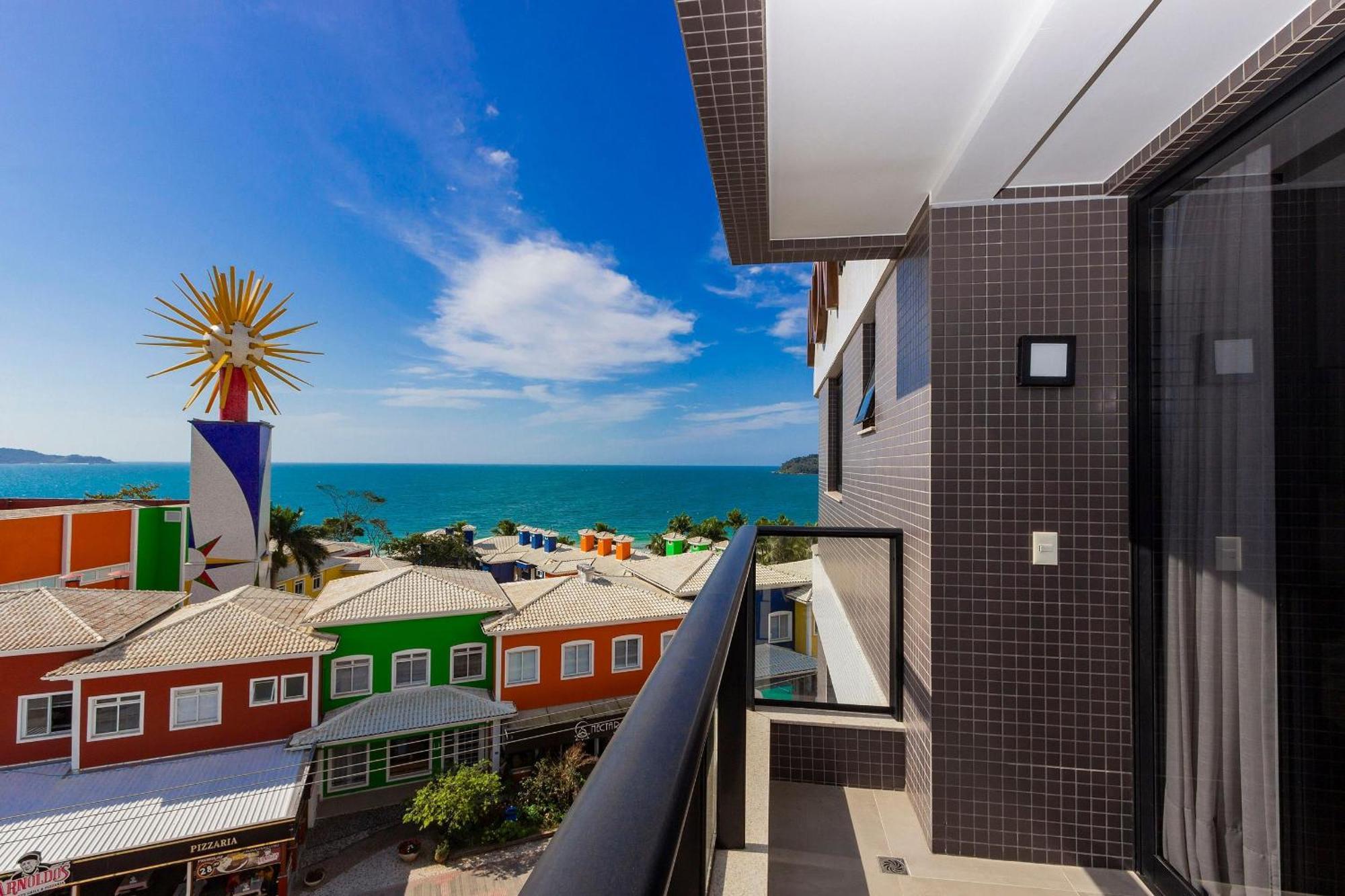 Aion Suites 302 - Lindo Apartamento Com Vista Para O Mar, A 60M Da Praia De Bombinhas, Com Piscina E Academia No Rooftop. Εξωτερικό φωτογραφία