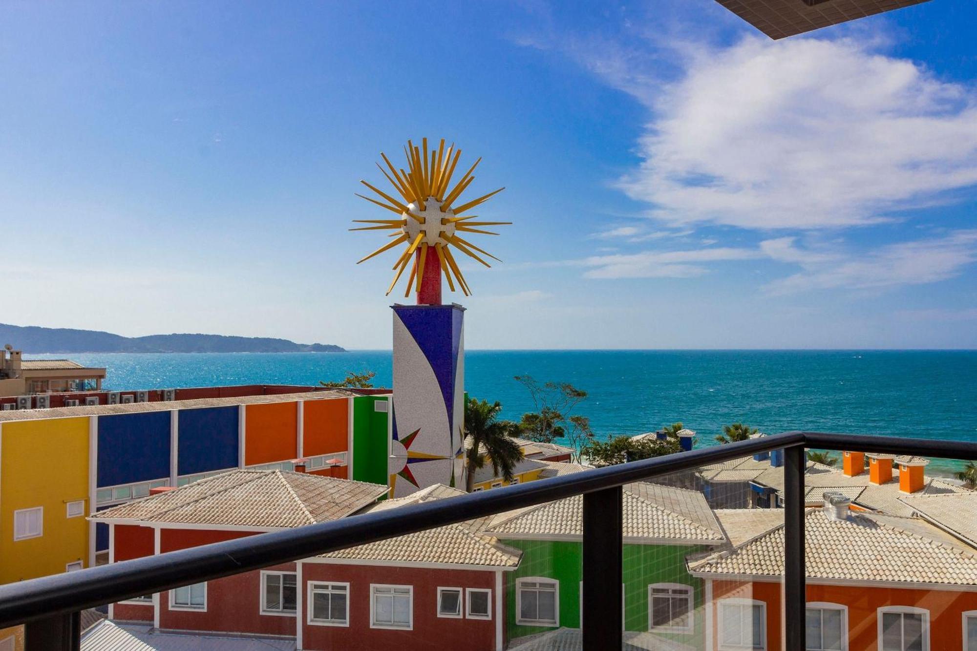 Aion Suites 302 - Lindo Apartamento Com Vista Para O Mar, A 60M Da Praia De Bombinhas, Com Piscina E Academia No Rooftop. Εξωτερικό φωτογραφία